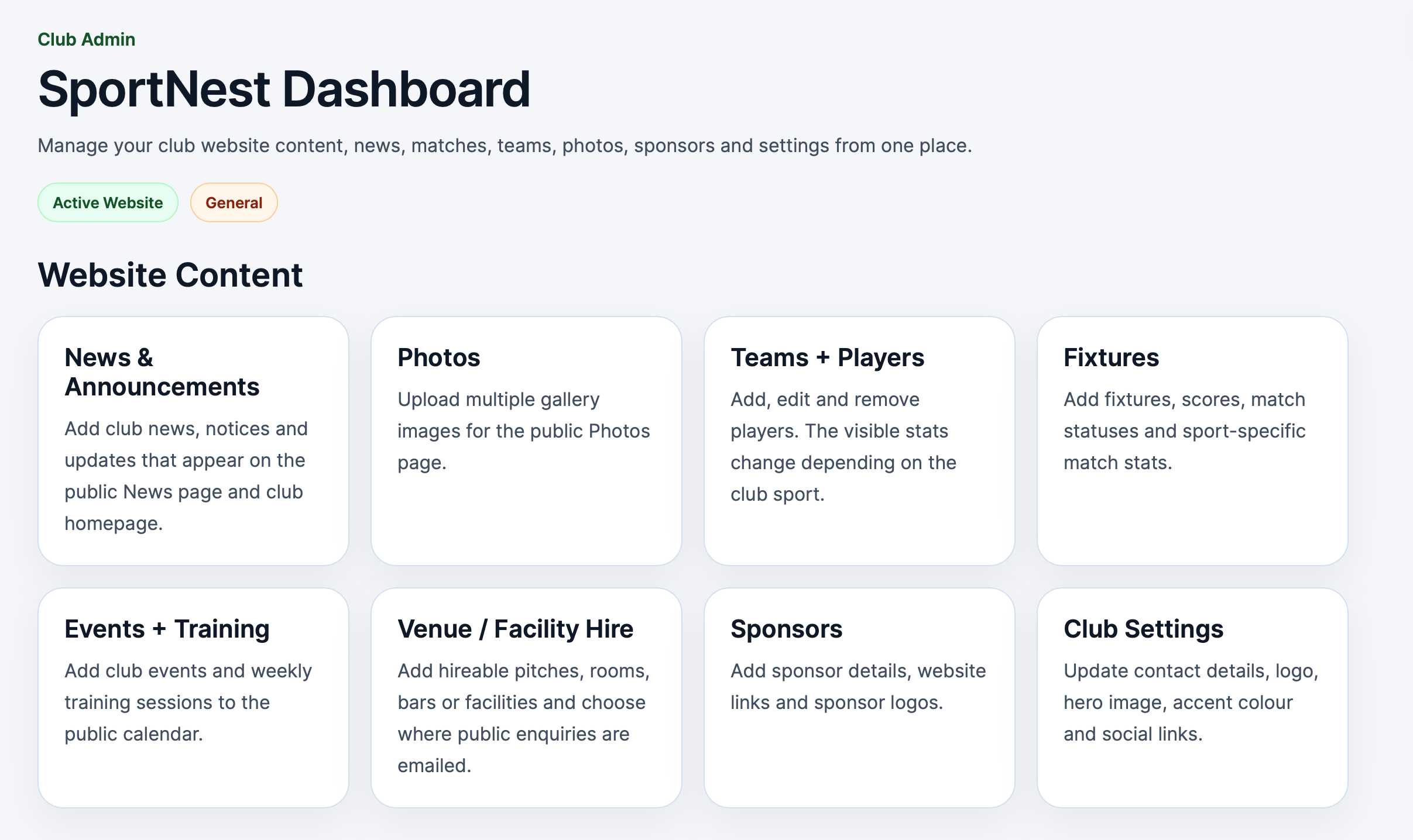 Tropsi admin dashboard preview